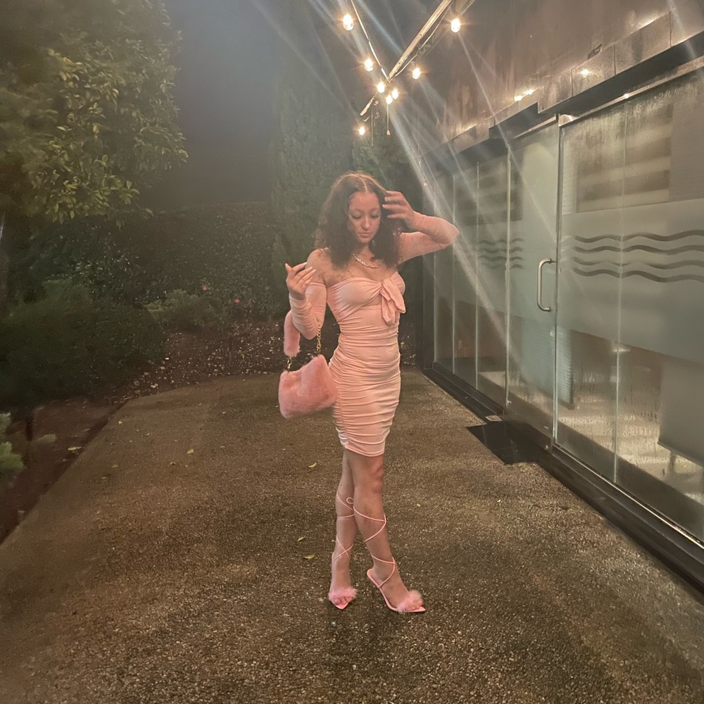 Pink Ruffled Dress - Picture 3 of 3